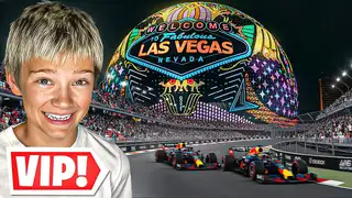  thumbnail: 11 YEAR OLD GETS VIP WEEKEND IN LAS VEGAS FOR F1