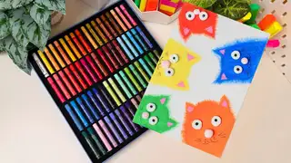  thumbnail: Art Hack for Beginners with Oil Pastel
