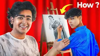  thumbnail: Teaching My Friend Who Can't Draw to Draw Like A PRO